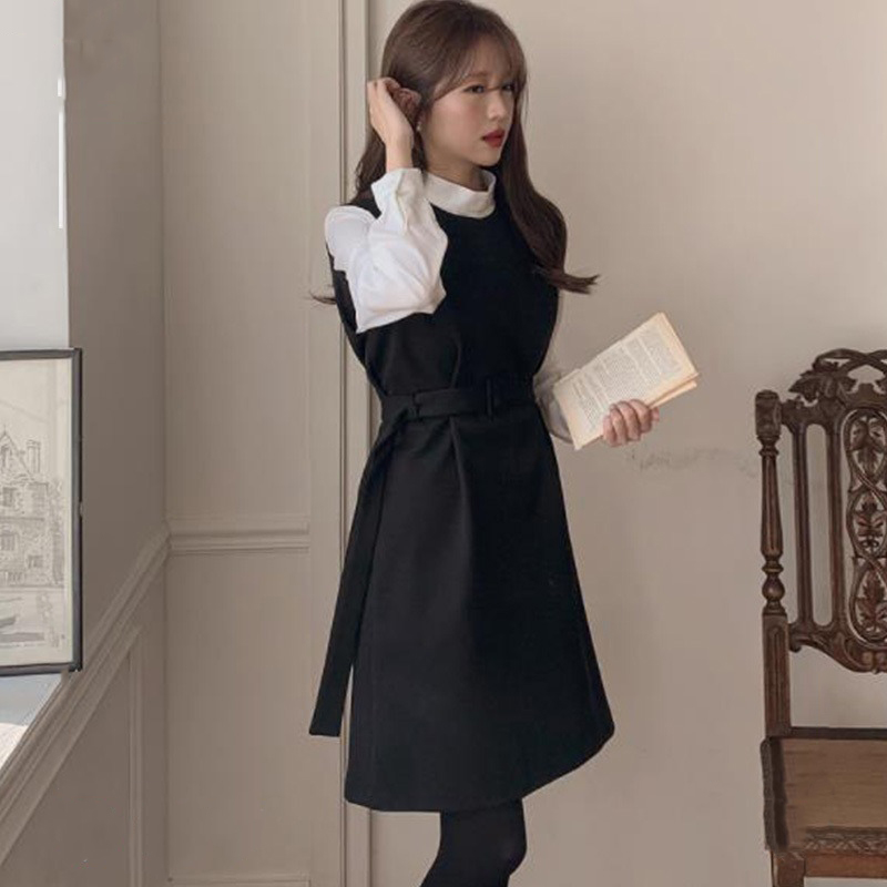Dark academia elegant dress